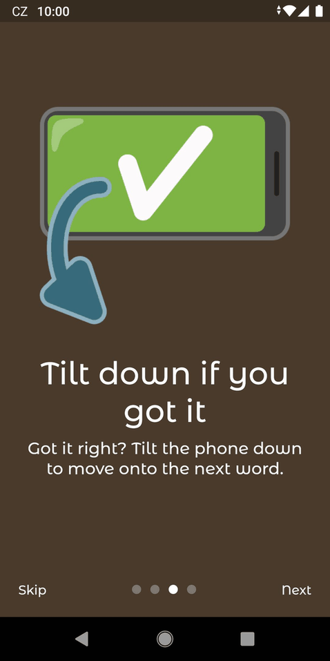 Parlera — word guessing game screenshot