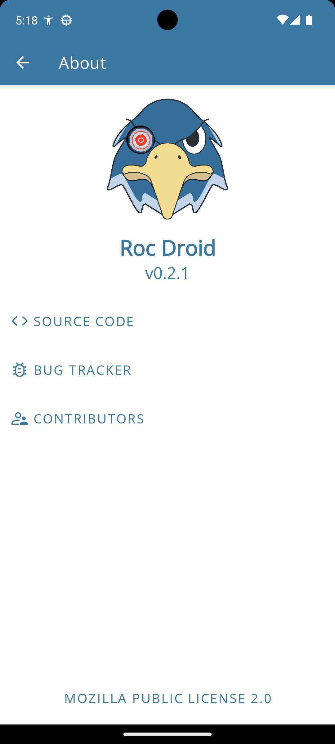 Roc Droid screenshot