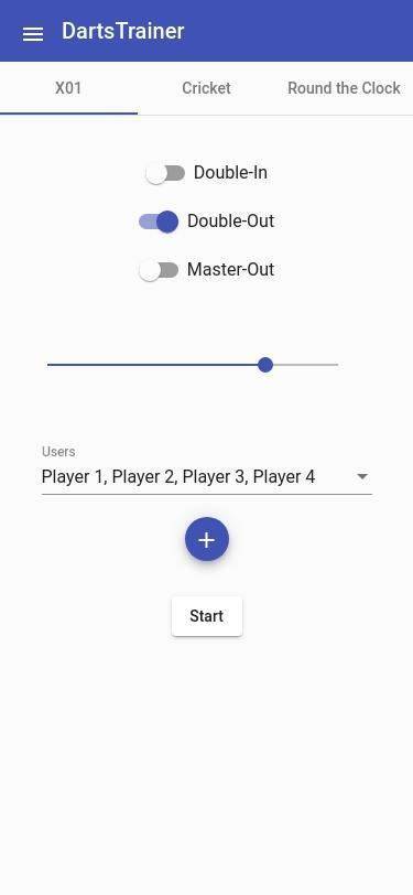 DartsTrainer screenshot