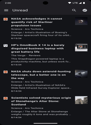 Capy Reader screenshot