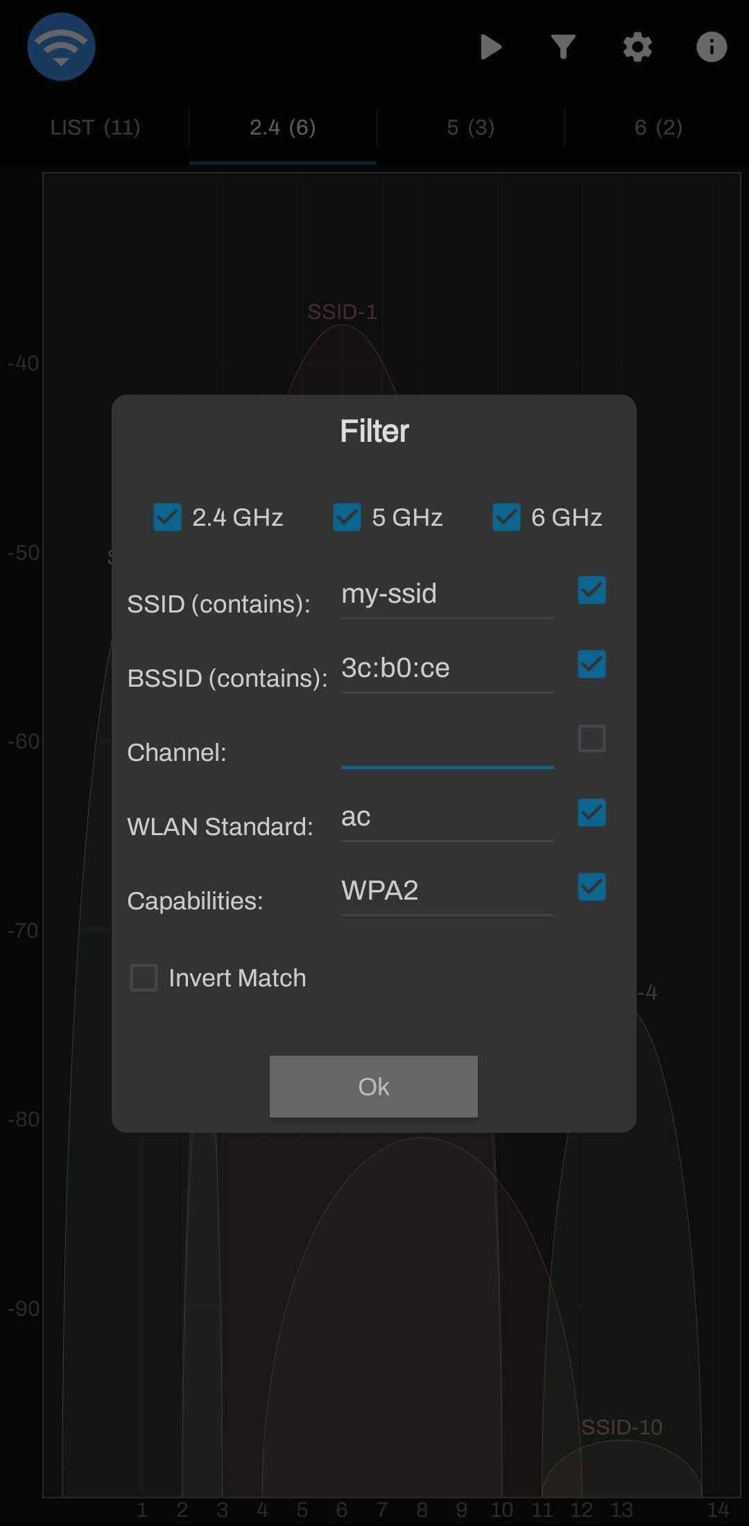 WiFiScanner screenshot
