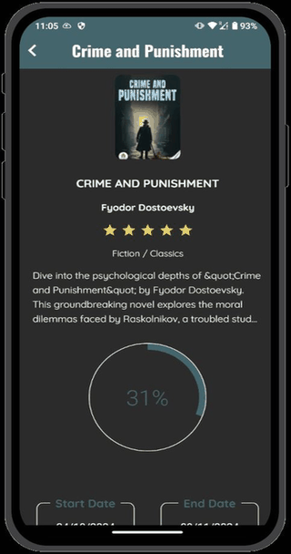 Bookaccio Book Tracker screenshot