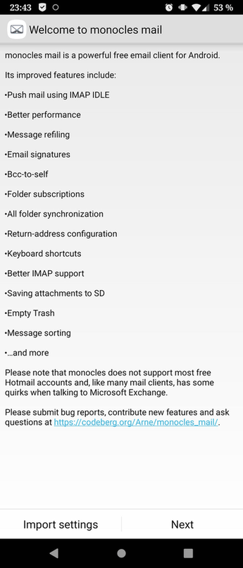 mail screenshot