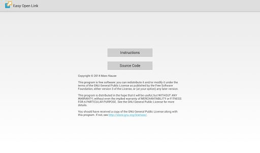 Easy Open Link screenshot