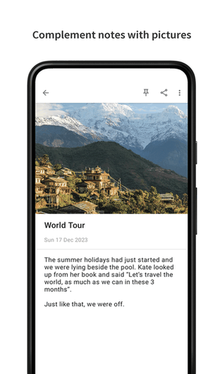 Notally | Minimalist Notes screenshot