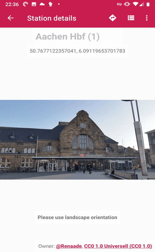Railway station photos screenshot