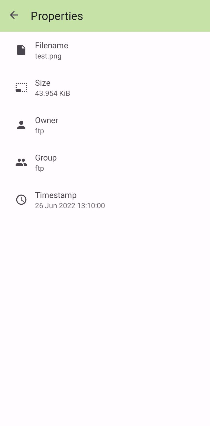 FTPClient screenshot