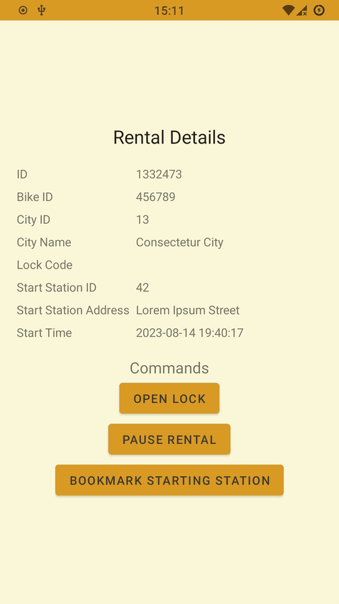 OpenBike screenshot