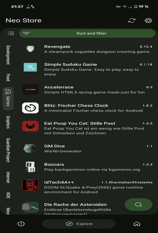 Neo Store screenshot