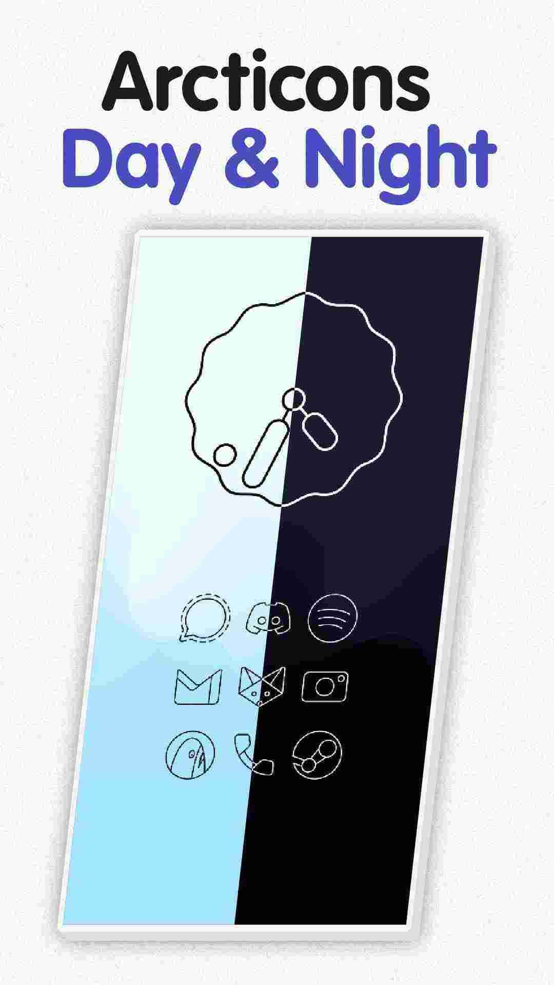 Arcticons Day Night screenshot