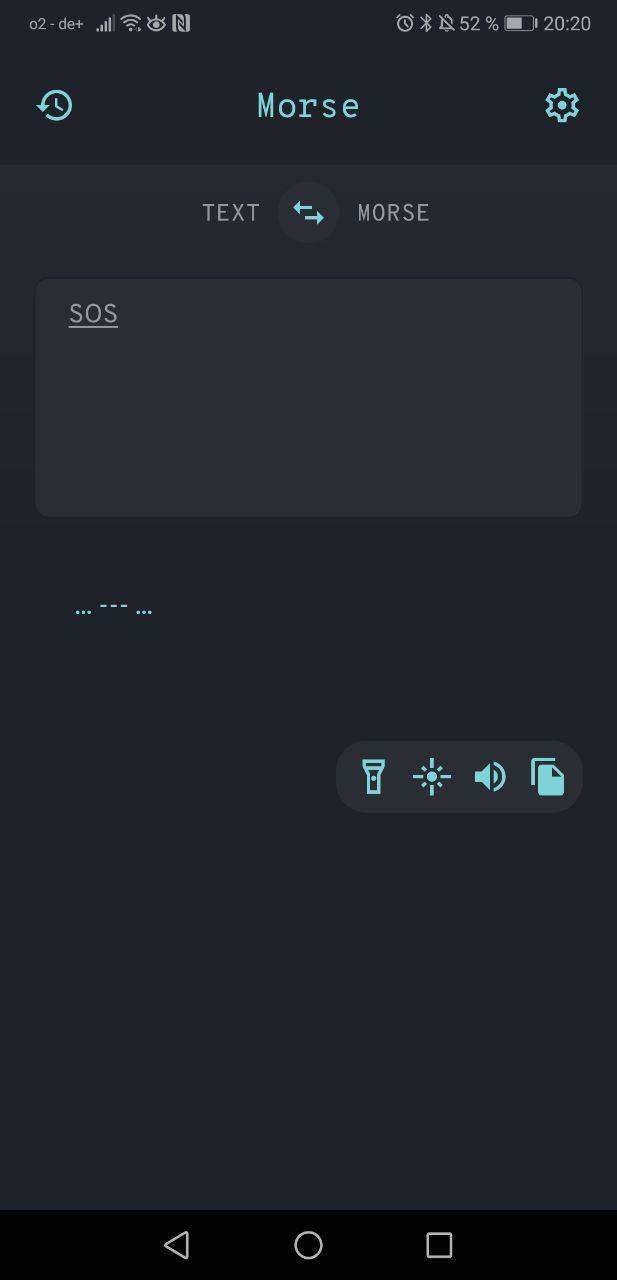 Morse screenshot