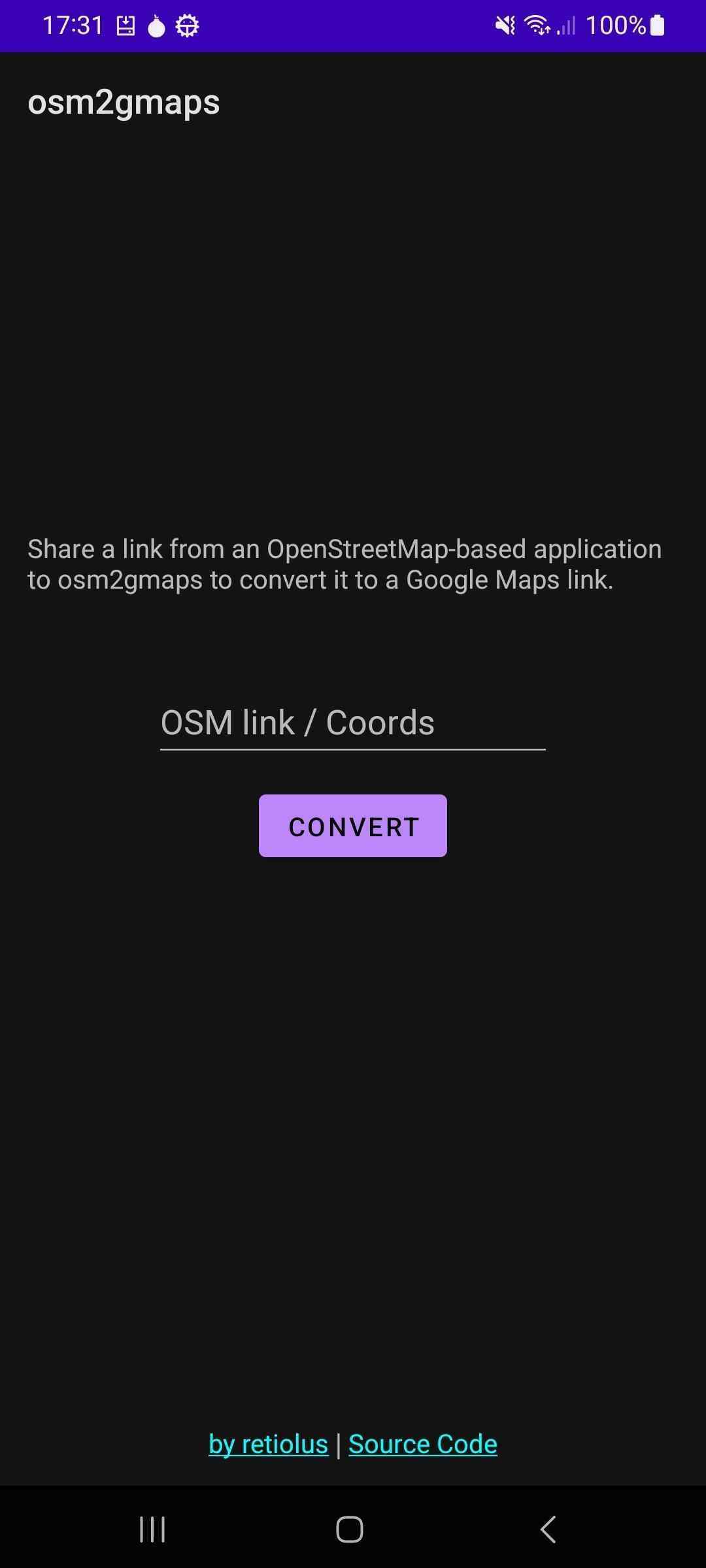 osm2gmaps screenshot