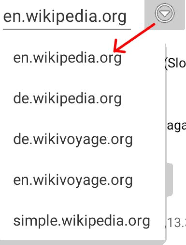 Show Articles in Map screenshot
