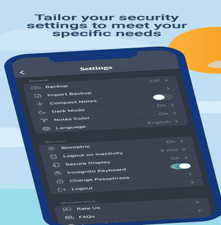 Safe Notes screenshot