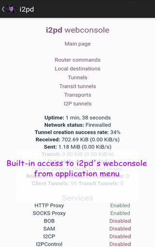 i2pd screenshot