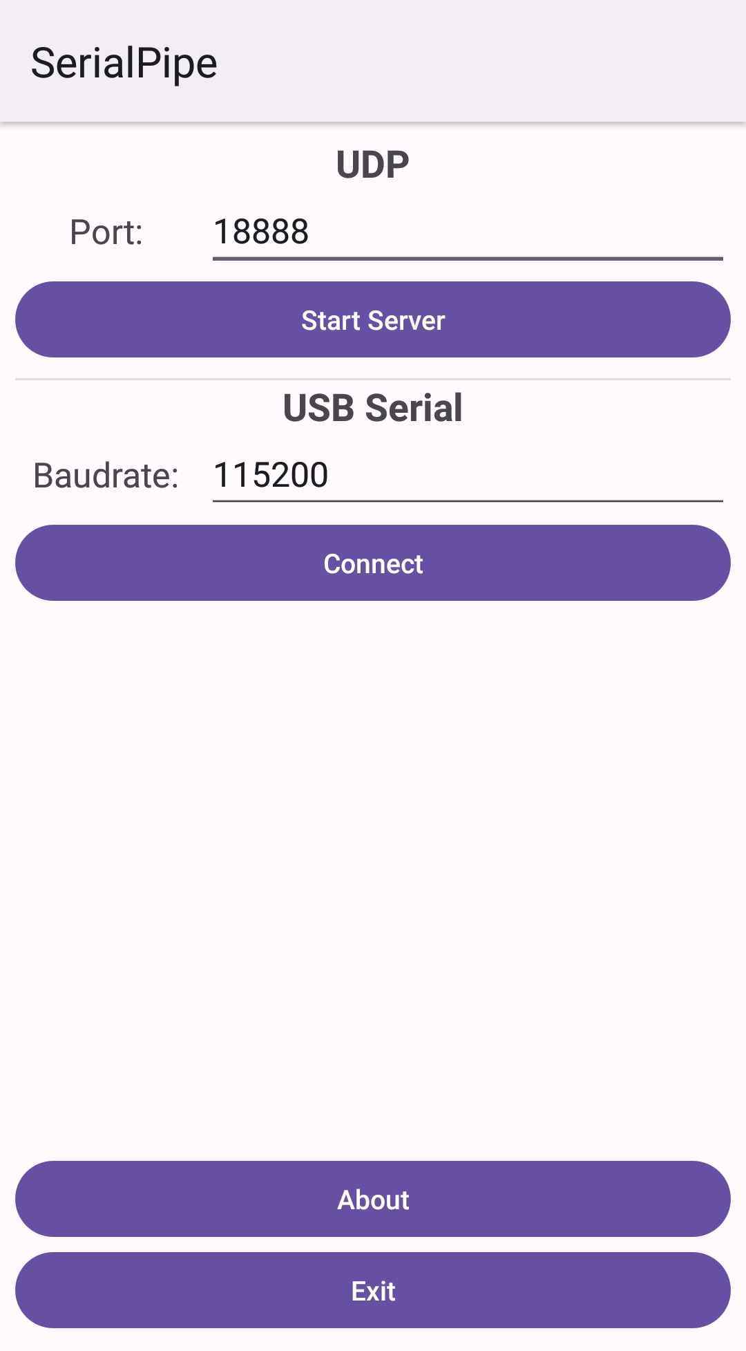 SerialPipe screenshot