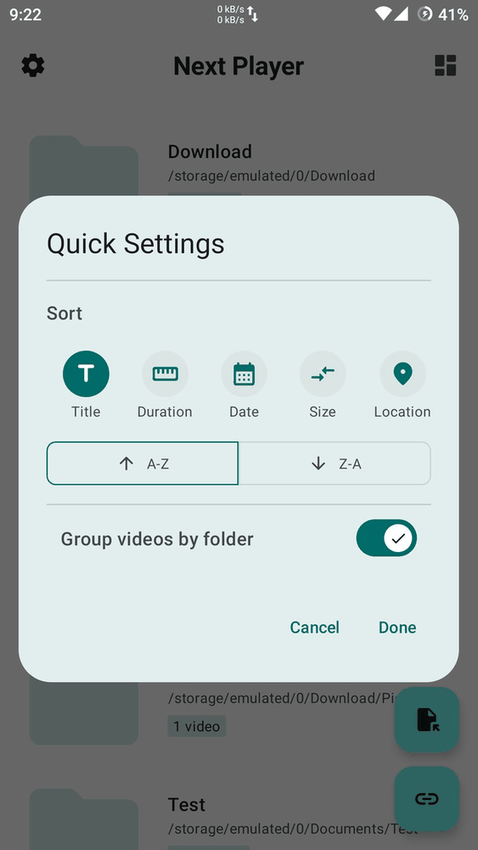 Next Player screenshot