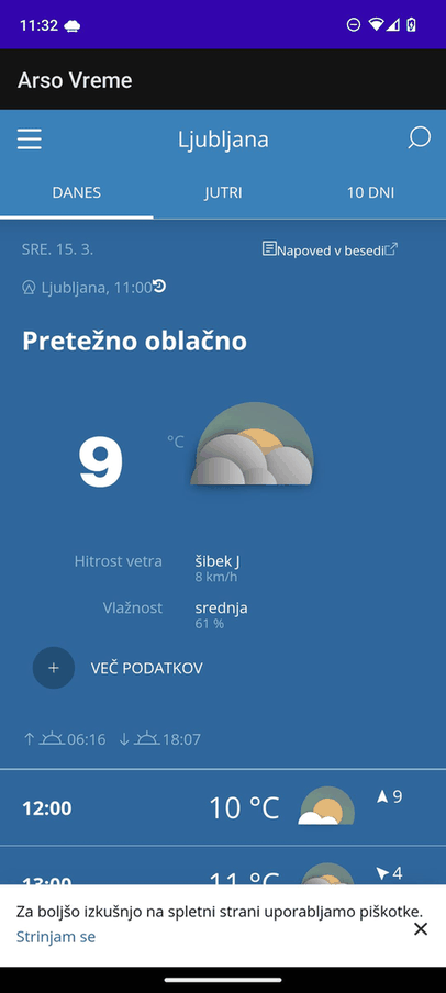 Arso Vreme screenshot