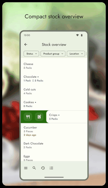 Grocy: Self-hosted Grocery Management screenshot