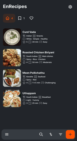 EnRecipes screenshot