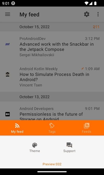Aggregator screenshot