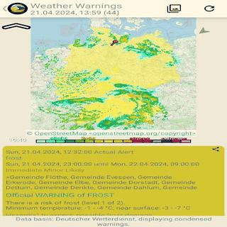 Tiny Weather Forecast Germany screenshot