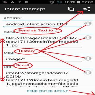Intent Intercept screenshot