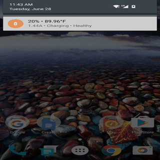 Battery Notification screenshot
