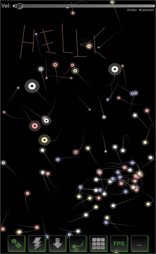 Particle Physics Simulator screenshot