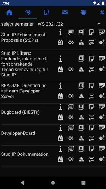 unofficial Stud.IP-app screenshot