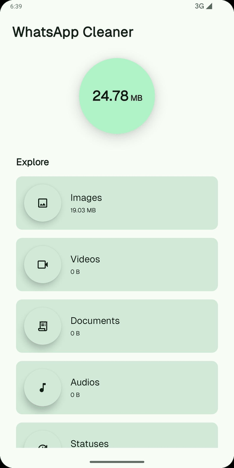 WhatsApp Cleaner screenshot