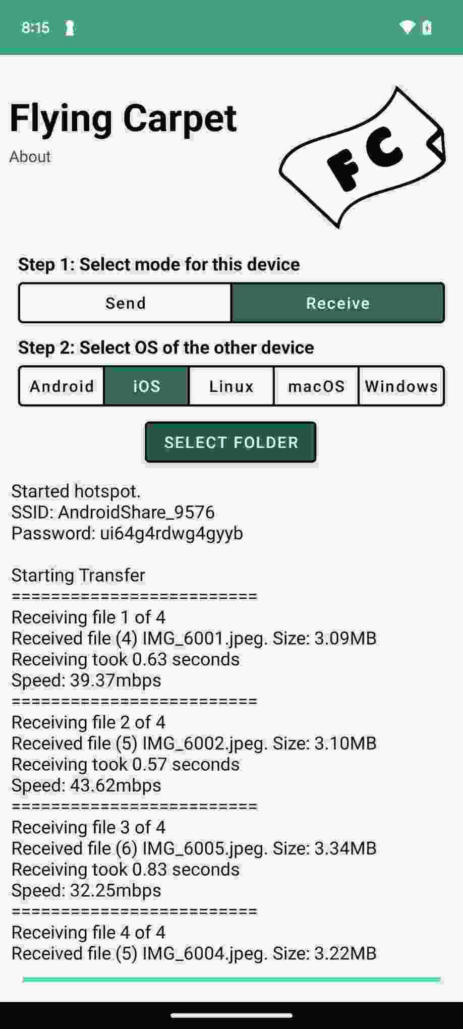 Flying Carpet screenshot