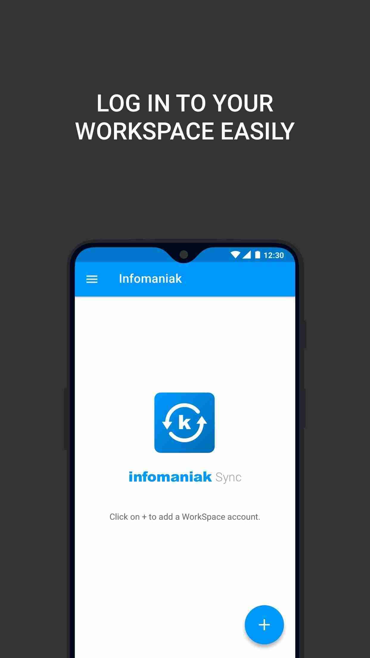 Infomaniak kSync screenshot