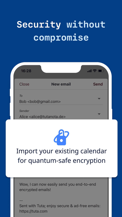 Tuta Calendar screenshot