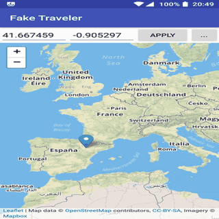 FakeTraveler screenshot