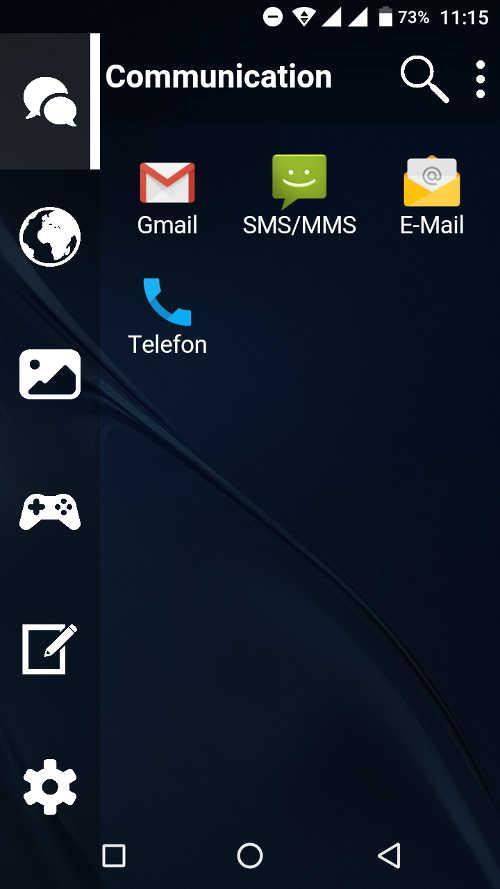 LukeLauncher screenshot