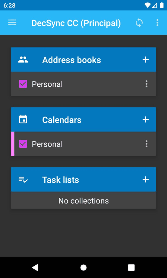 DecSync CC screenshot
