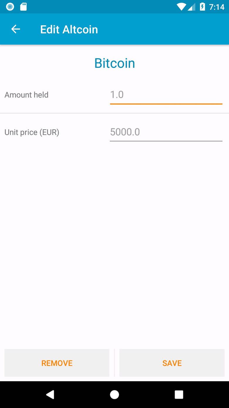 Altcoin Prices screenshot