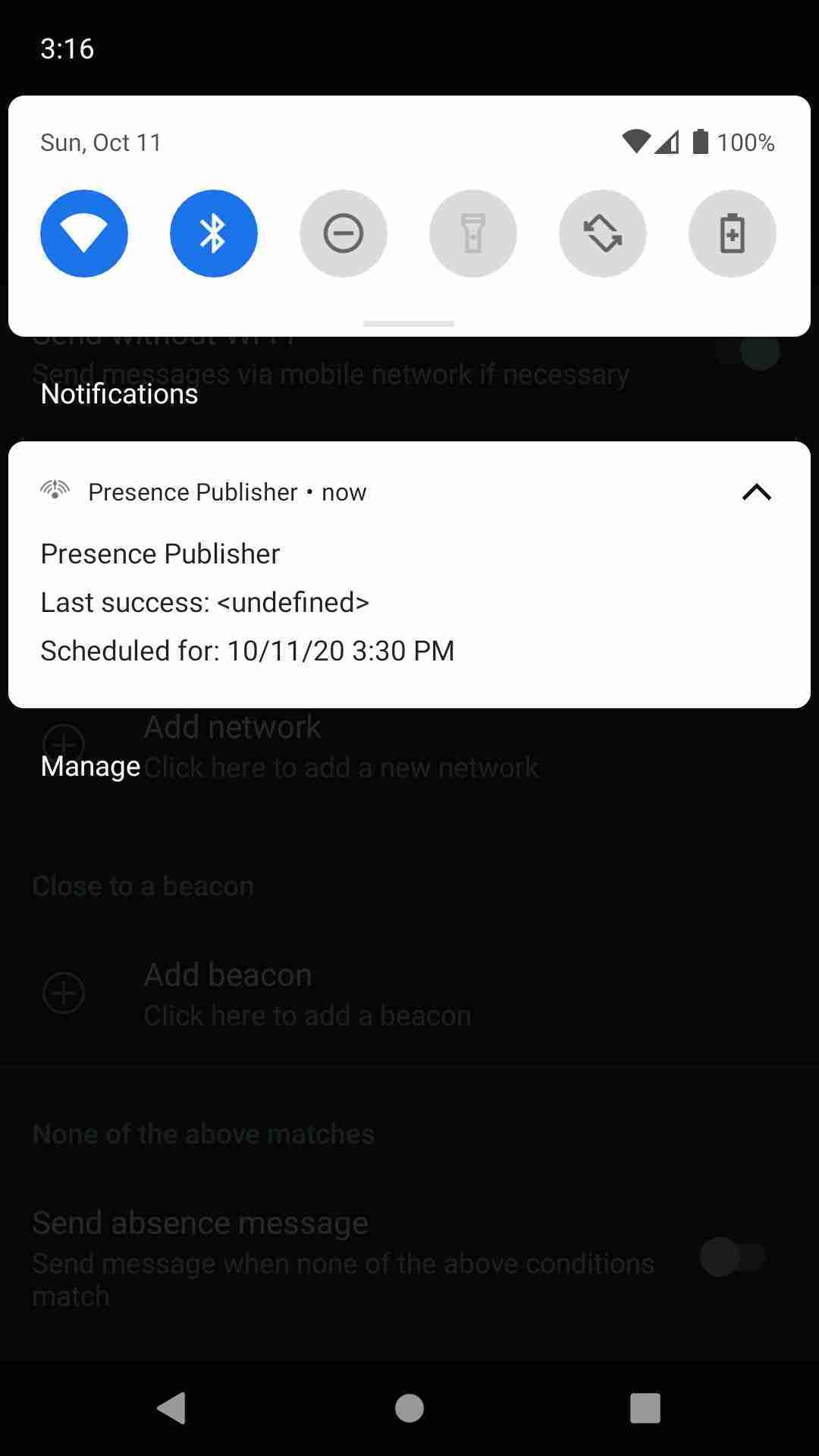 Presence Publisher screenshot