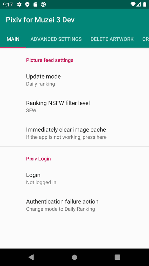 Pixiv for Muzei 3 screenshot