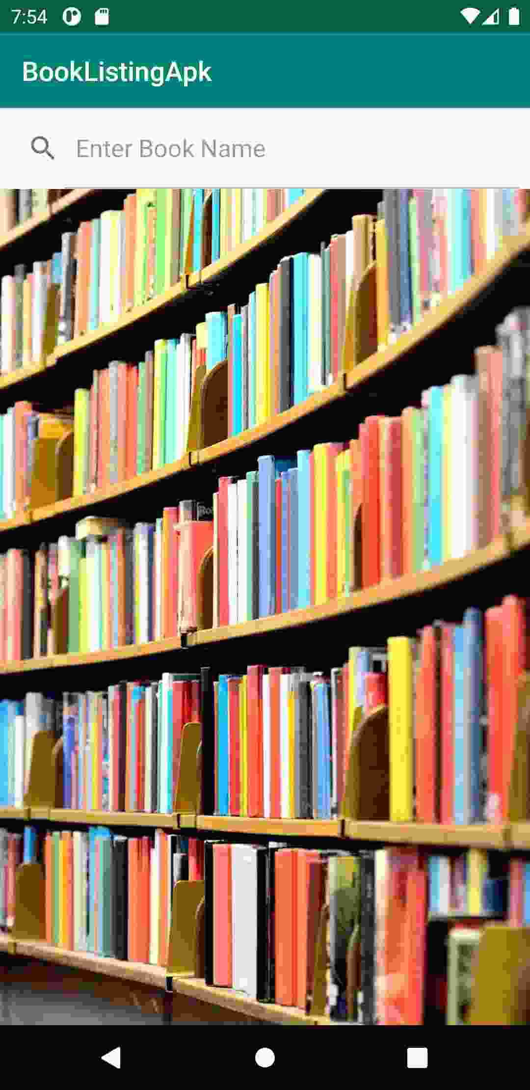 Book Listing App screenshot