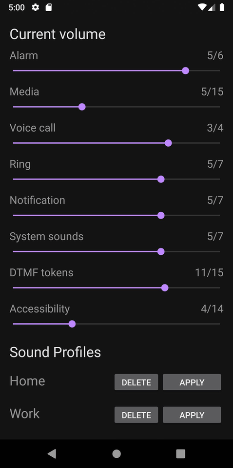 Volume Control screenshot