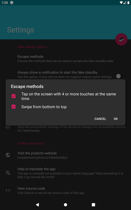 FakeStandby screenshot