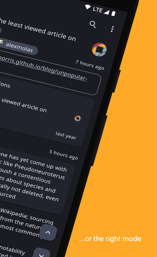 Glider for Hacker News screenshot