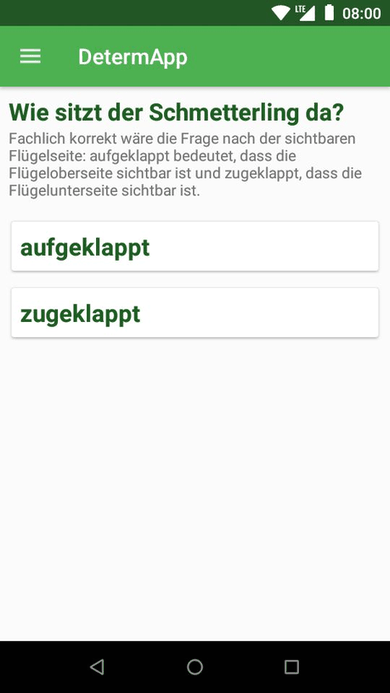 DetermApp screenshot