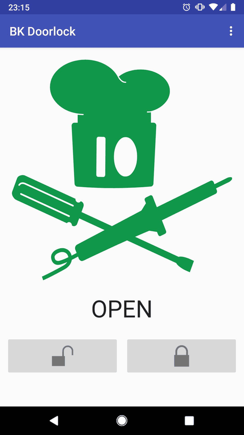 Binary Kitchen Doorlock screenshot