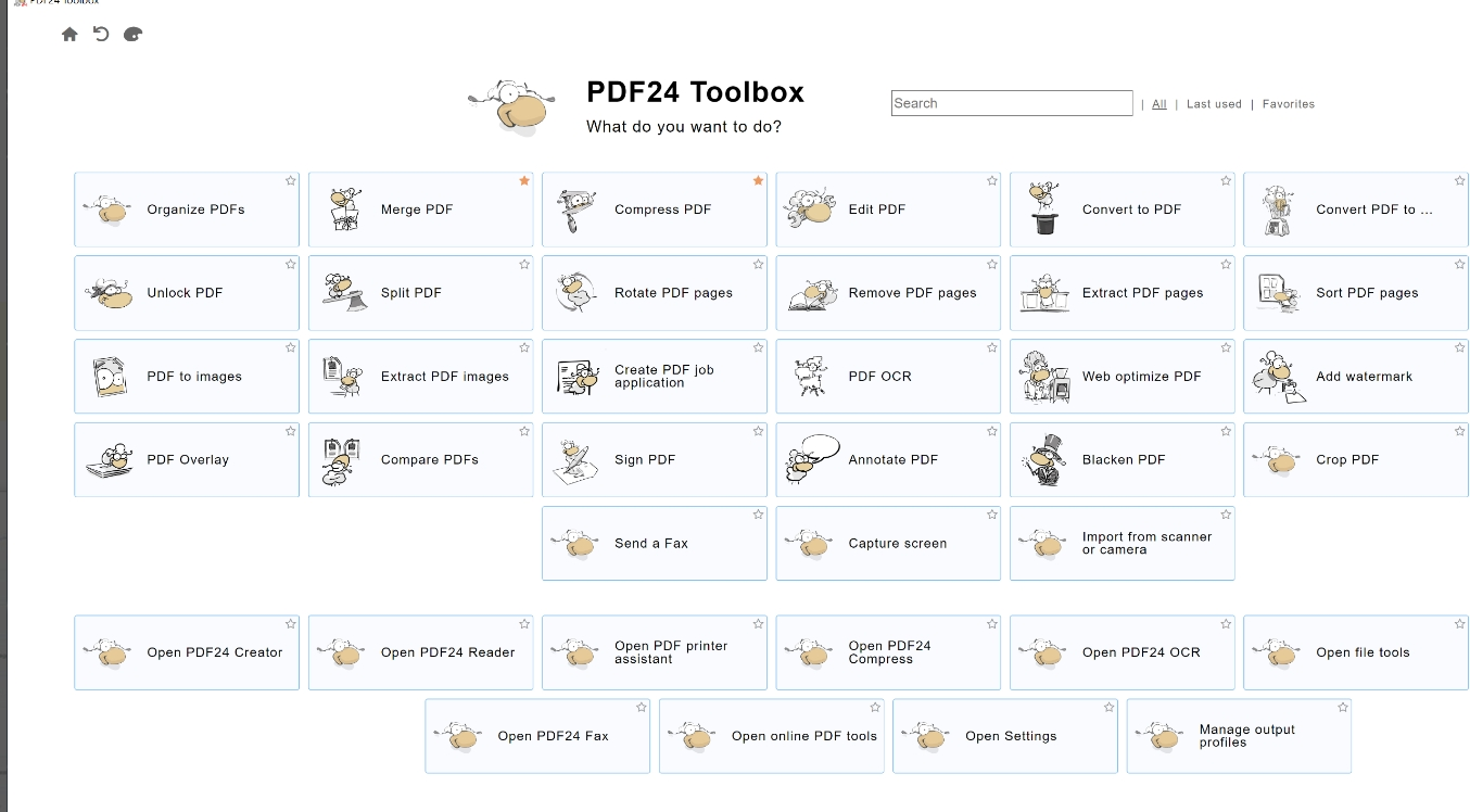 Universal PDF Converter screenshot