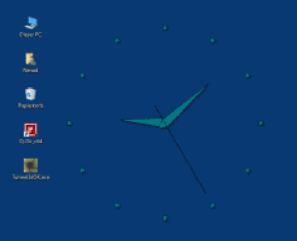 Desktop Clock Customizer screenshot