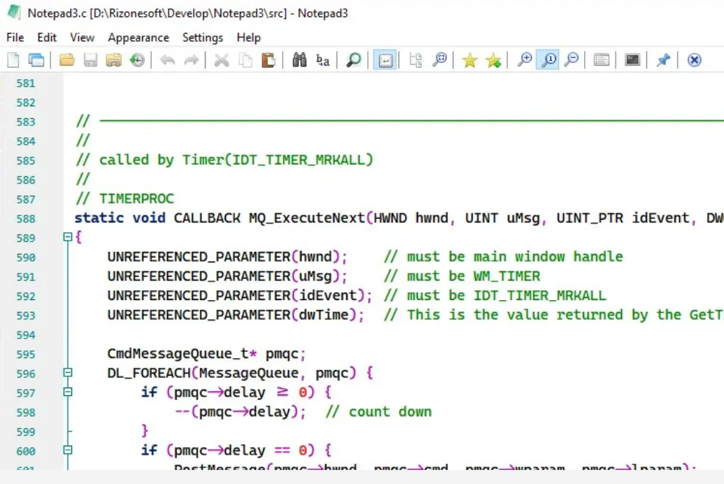 Notepad3 screenshot