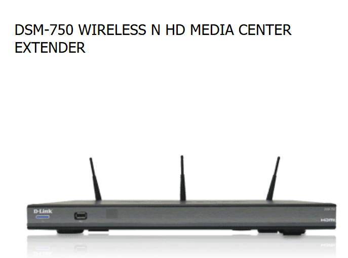 D-Link Media Server screenshot